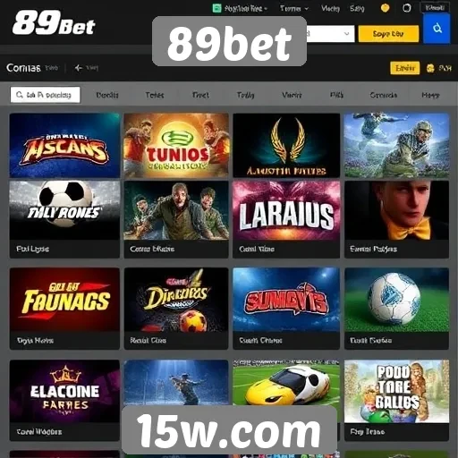 Análise das opções de jogos disponíveis no 89bet